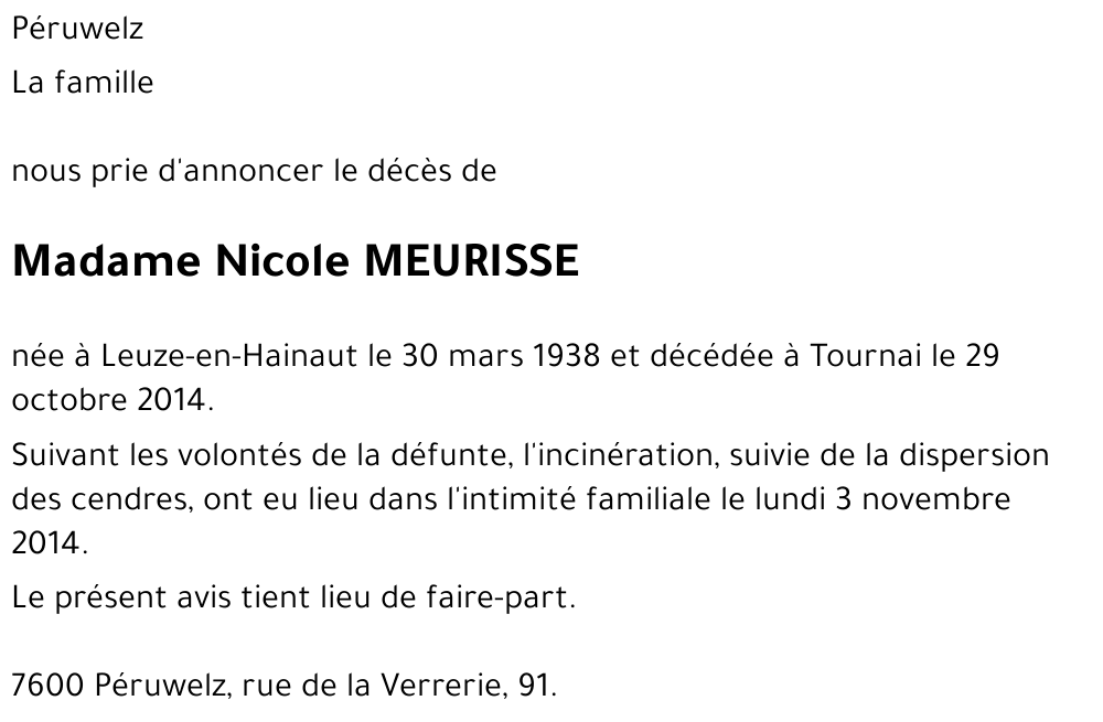 Nicole Meurisse