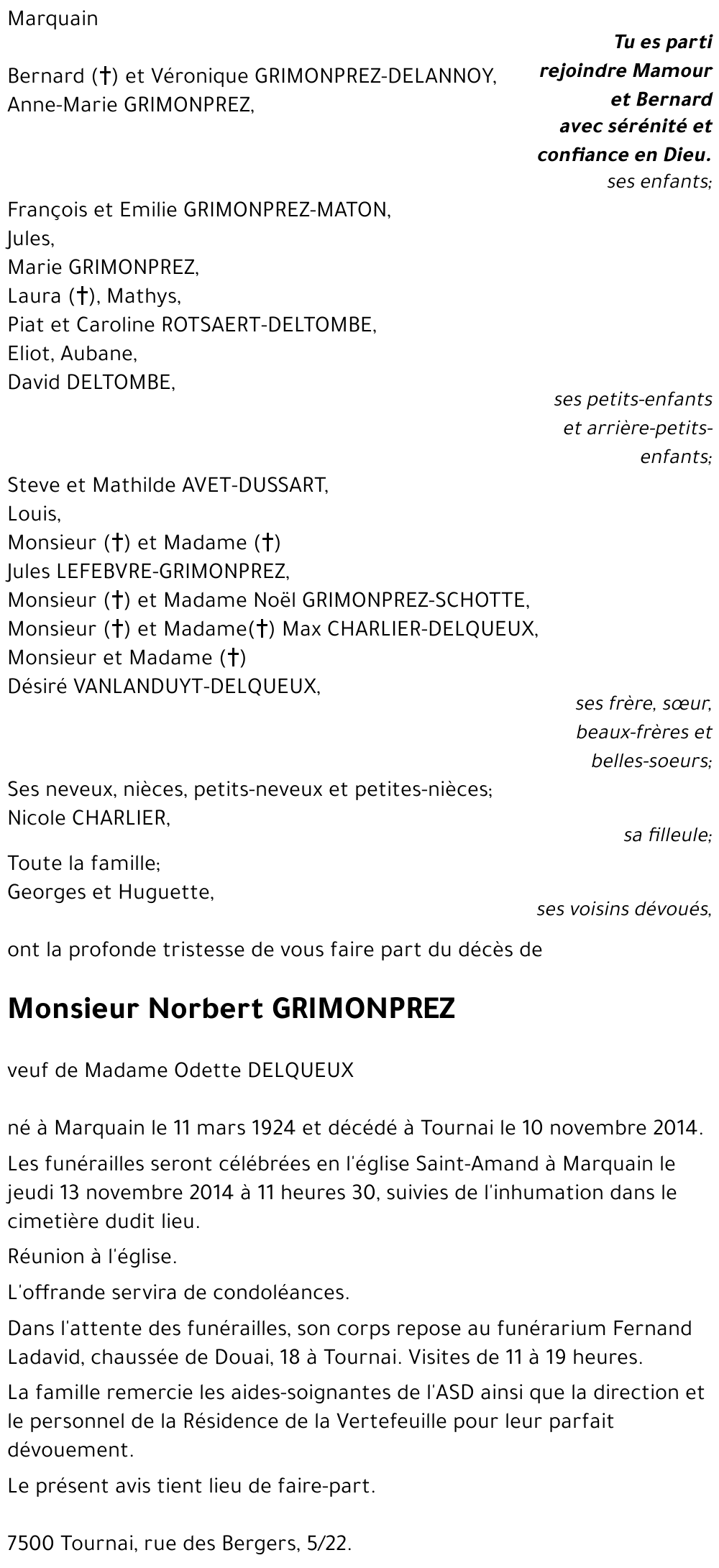 Norbert GRIMONPREZ