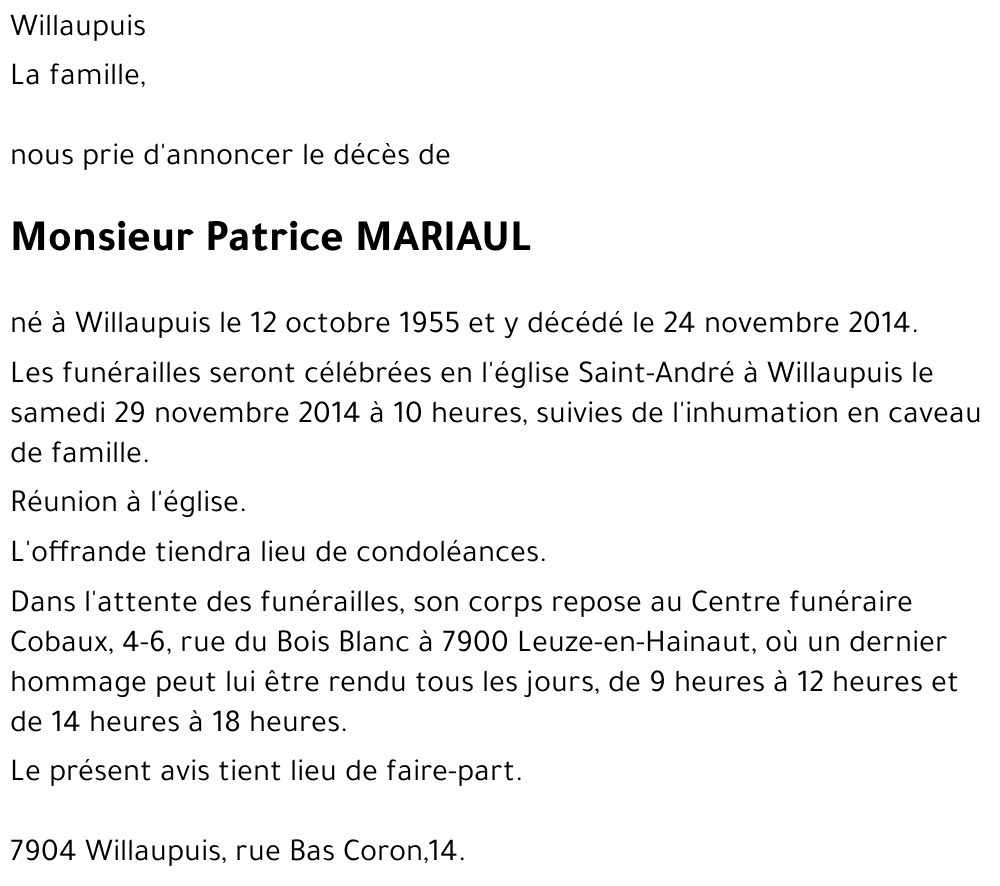 Patrice Mariaul