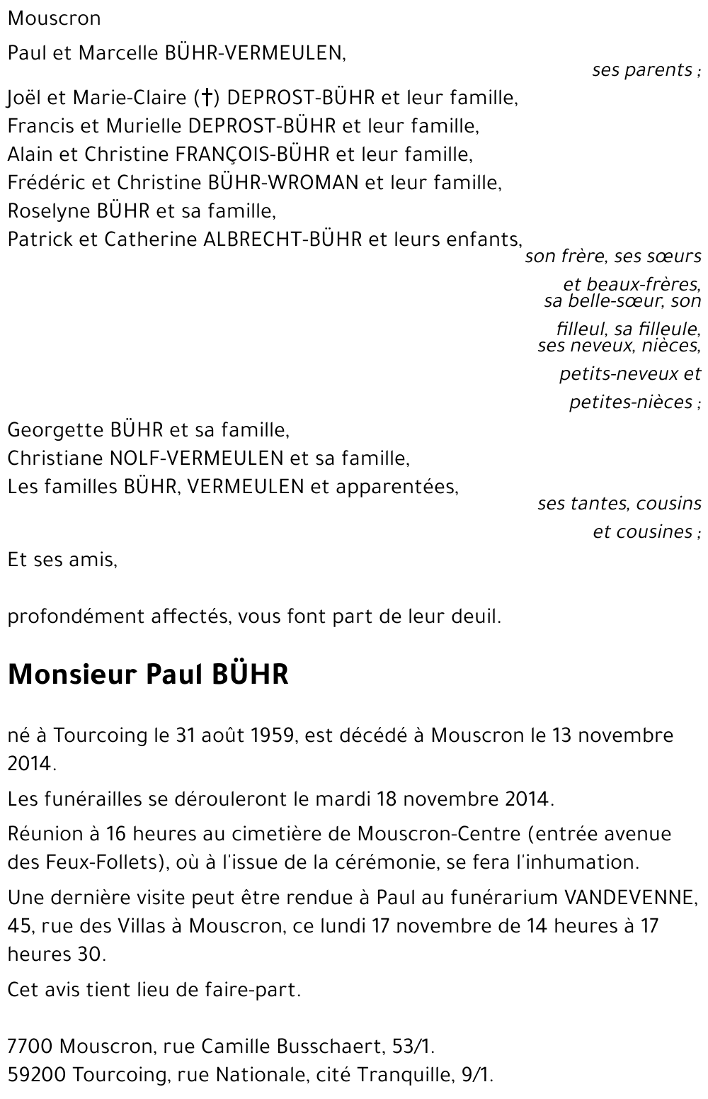 Paul BÜHR