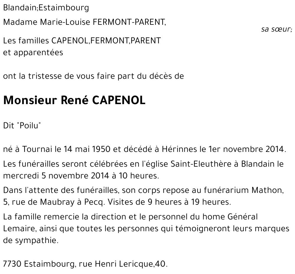 René CAPENOL