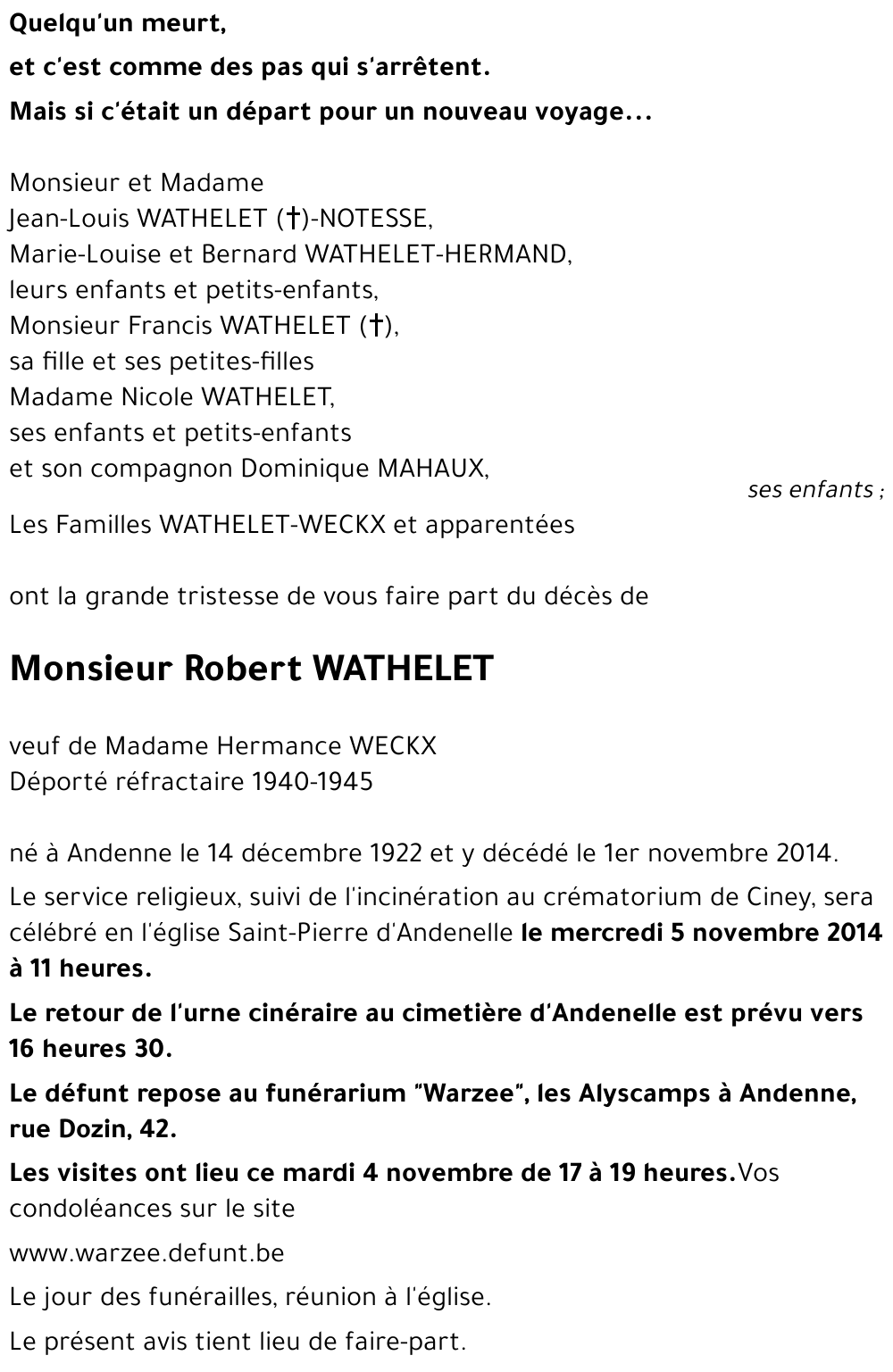 Robert WATHELET