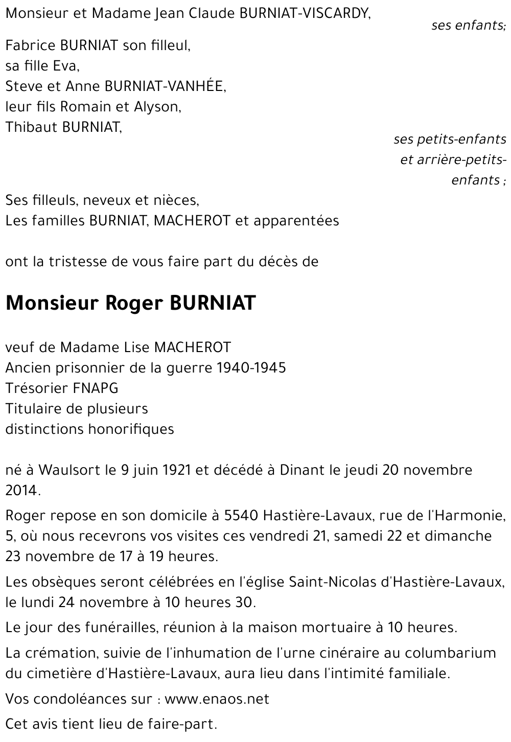 Roger BURNIAT