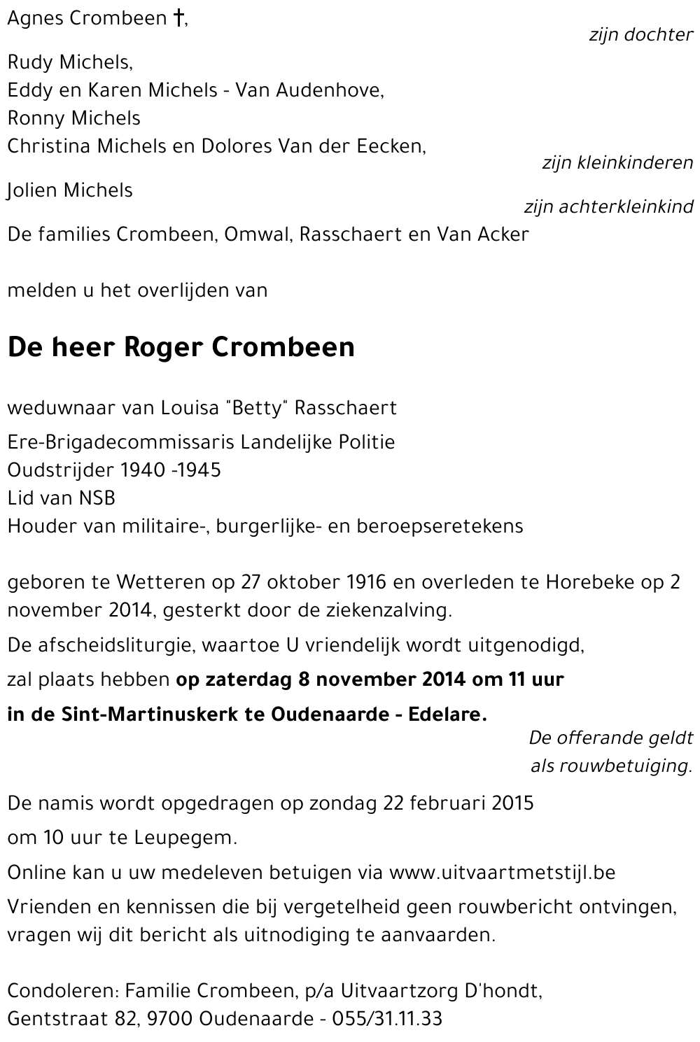 Roger Crombeen