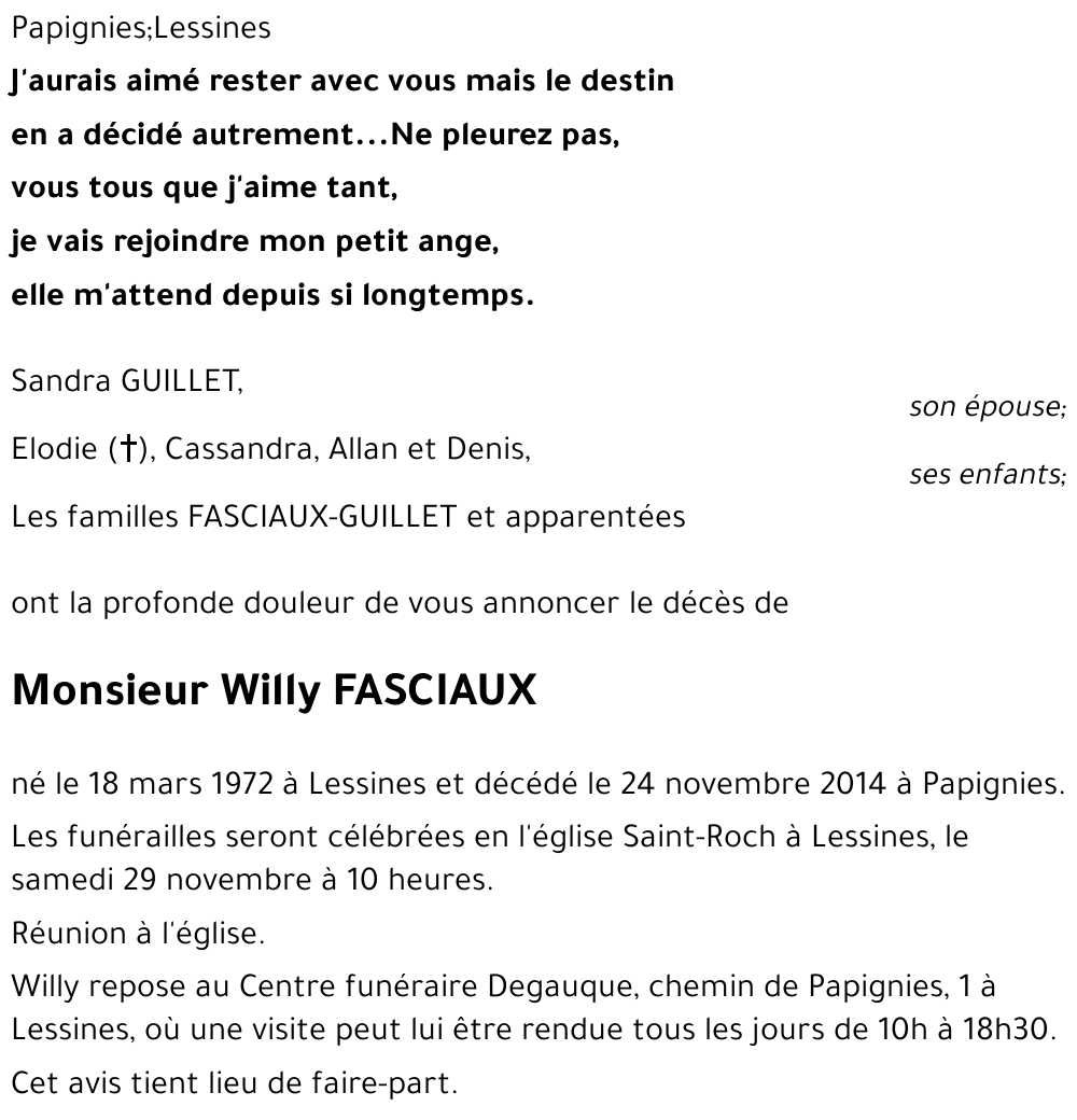 Willy FASCIAUX