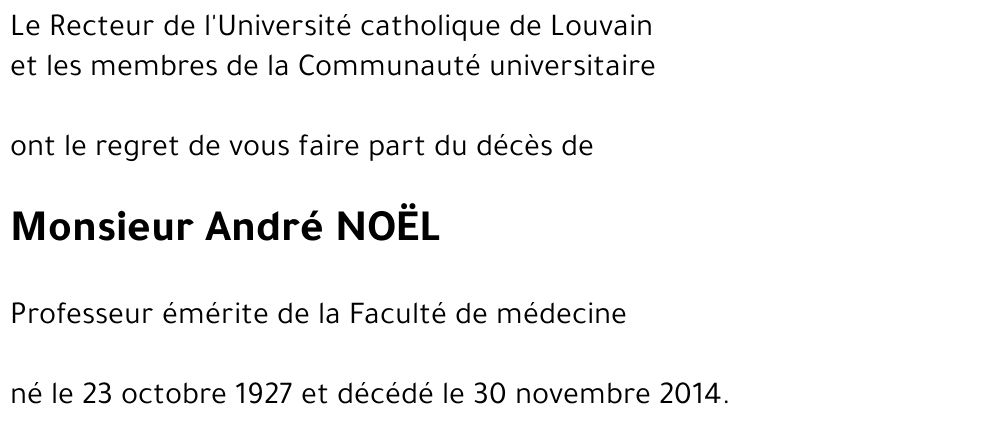 André NOEL