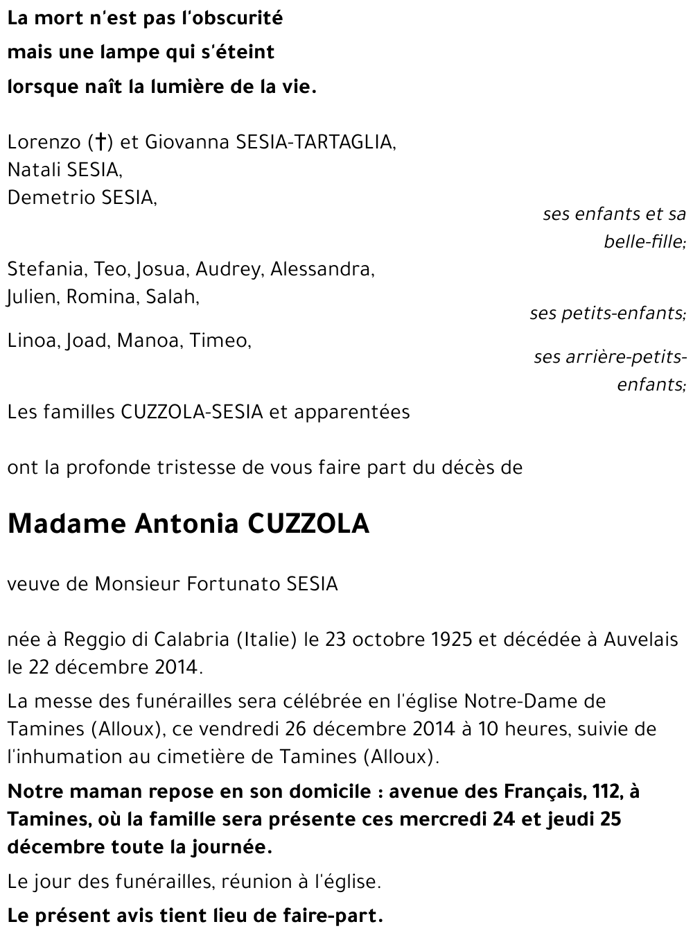 Antonia CUZZOLA