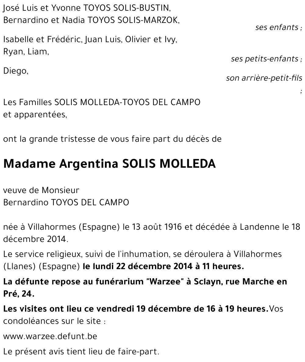 Argentina SOLIS MOLLEDA