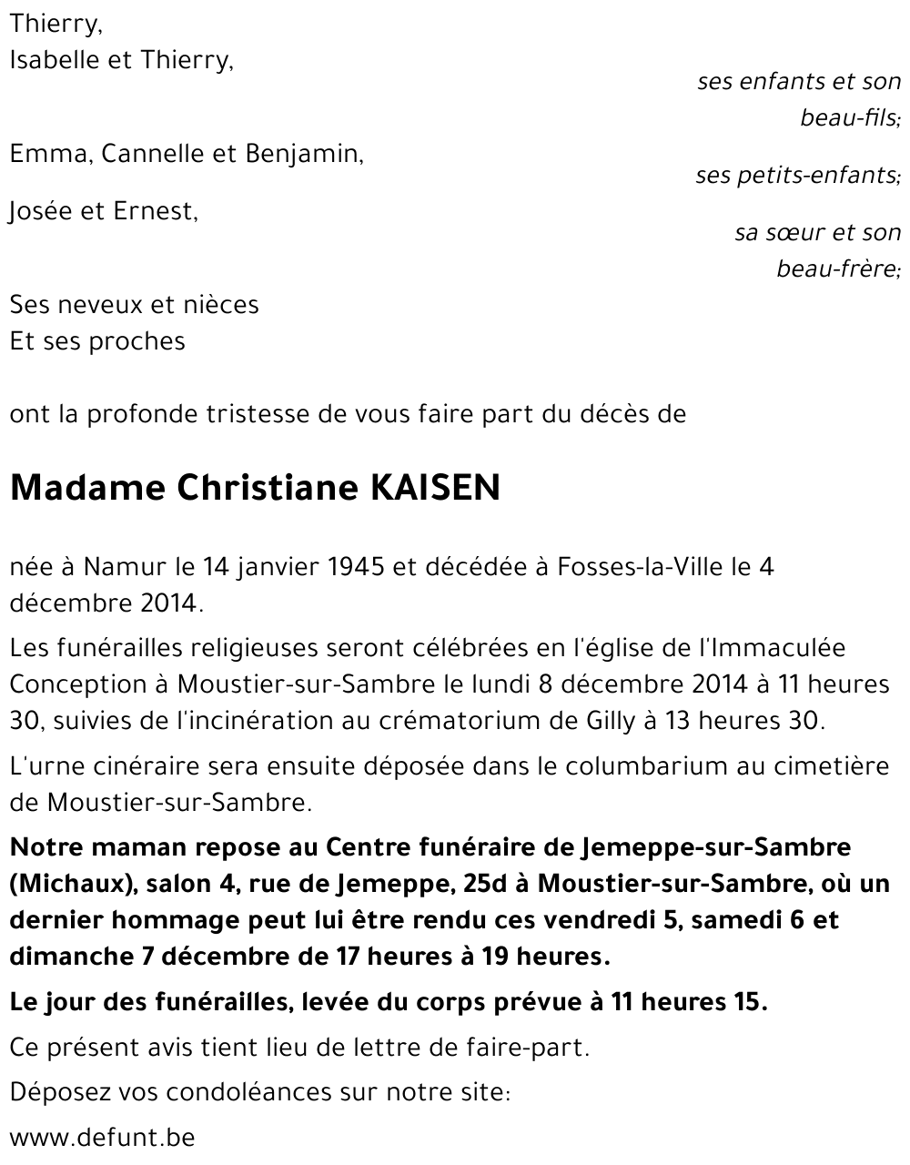 Christiane KAISEN