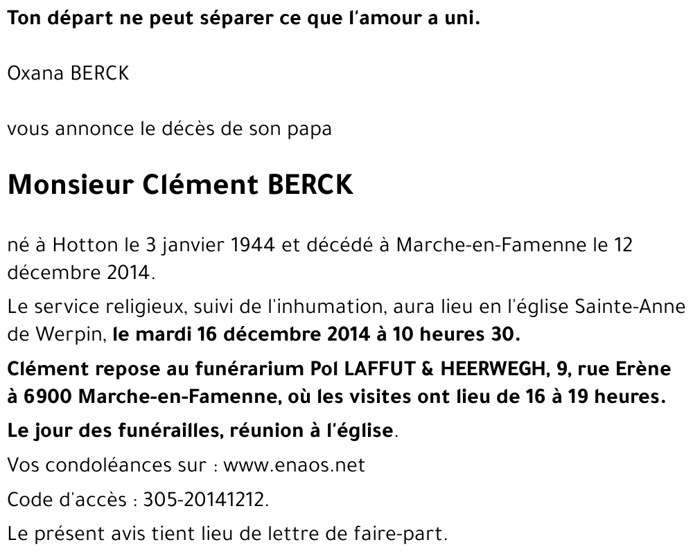 Clément BERCK