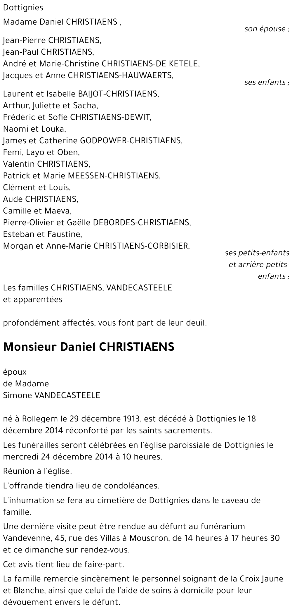 Daniel CHRISTIAENS