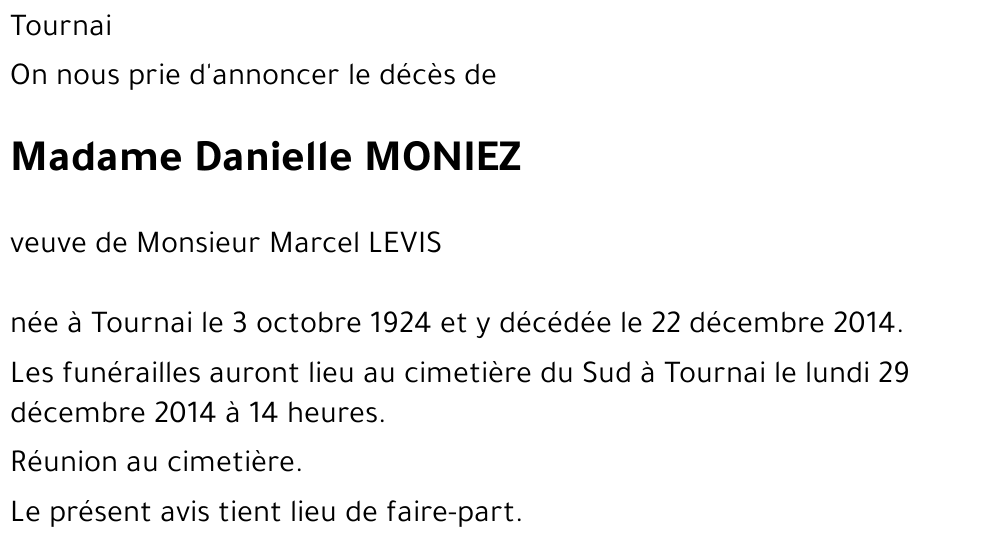 Danielle MONIEZ