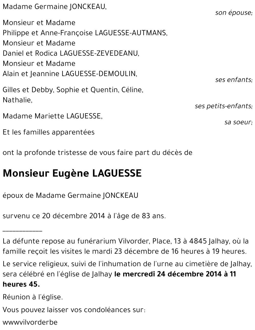 Eugène LAGUESSE