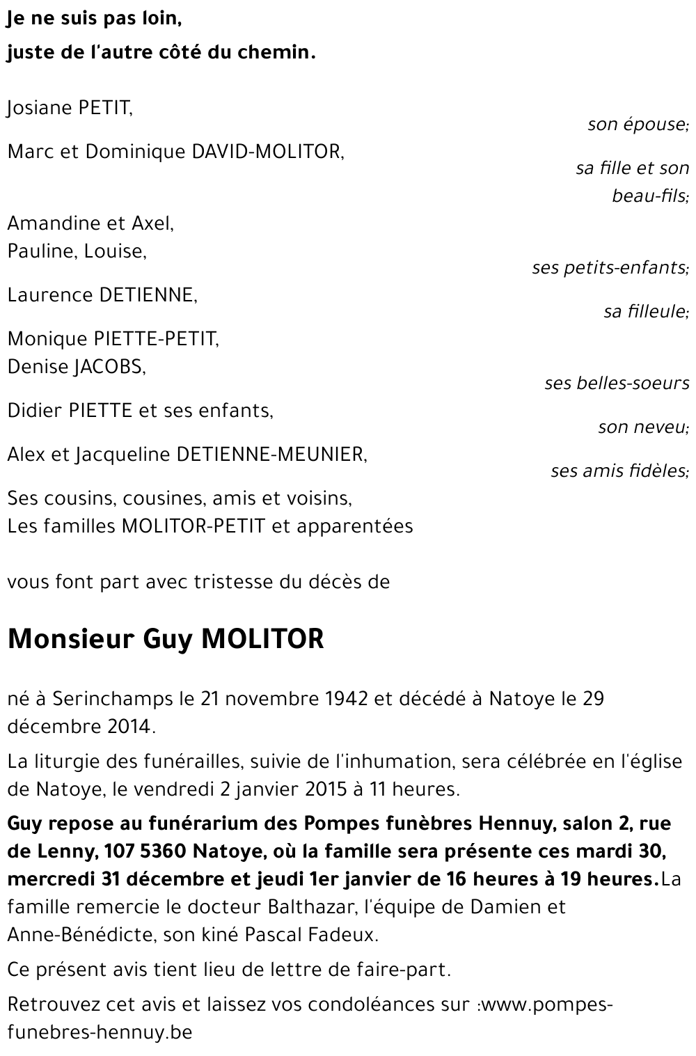 Guy MOLITOR
