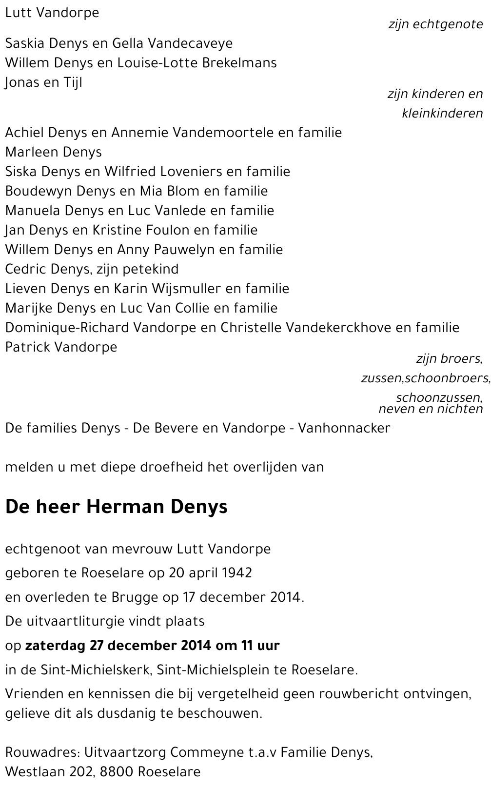 Herman Denys