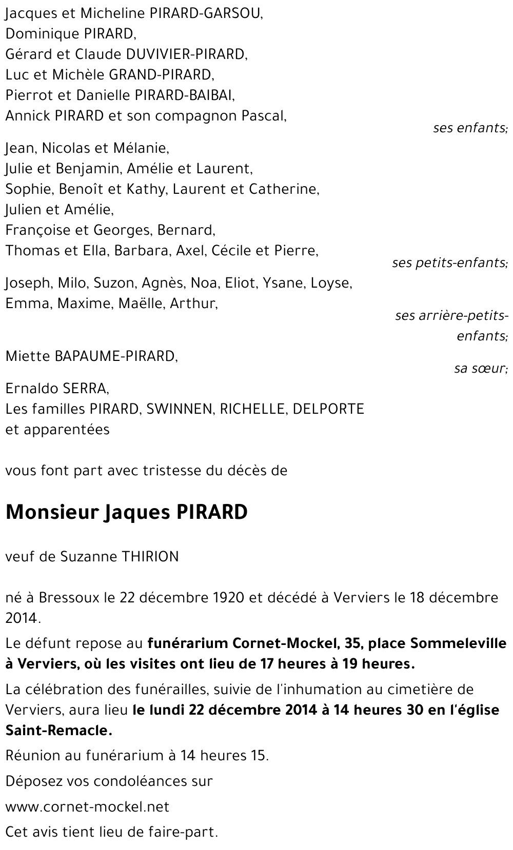 Jaques PIRARD