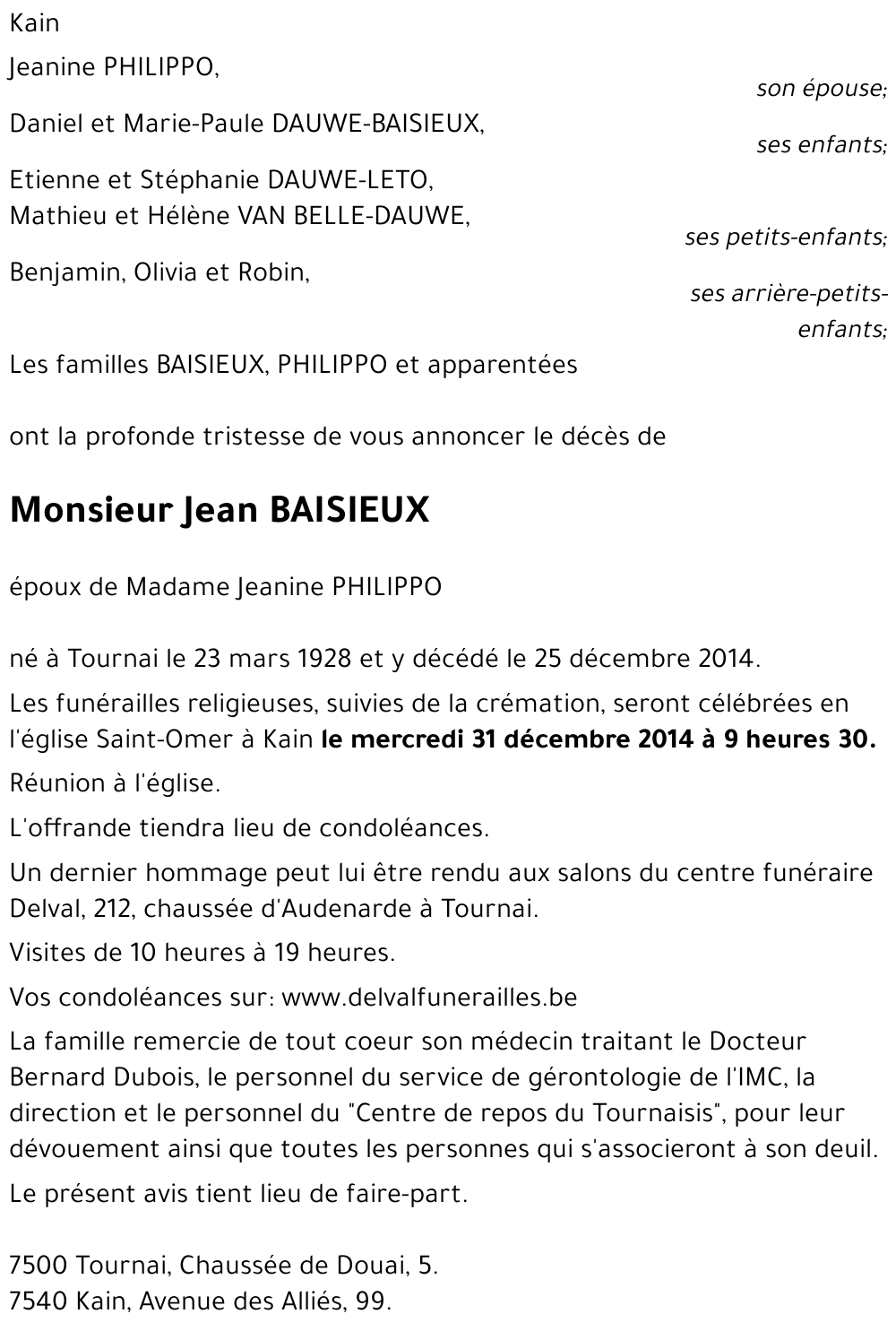 Jean BAISIEUX