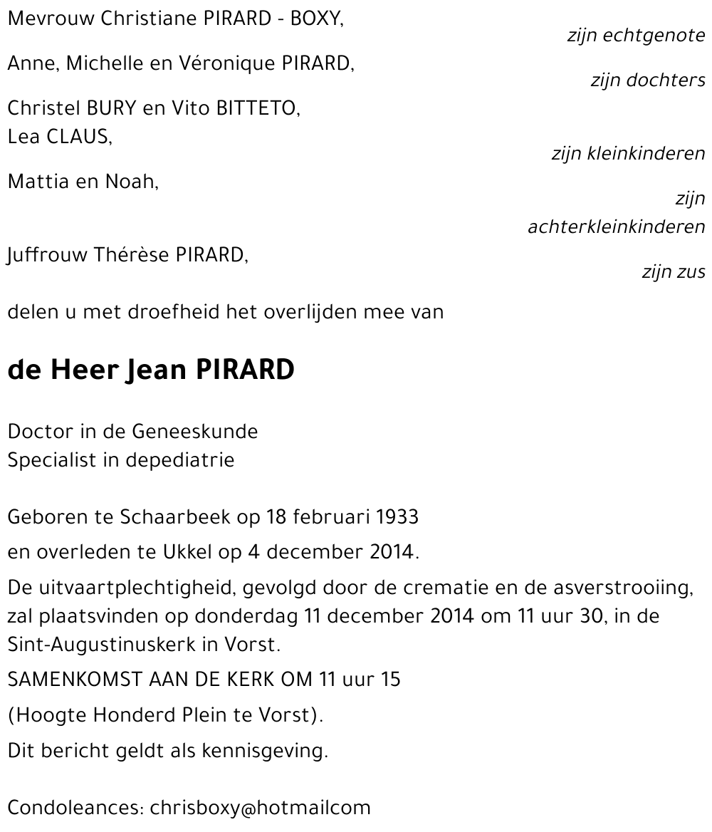 Jean PIRARD