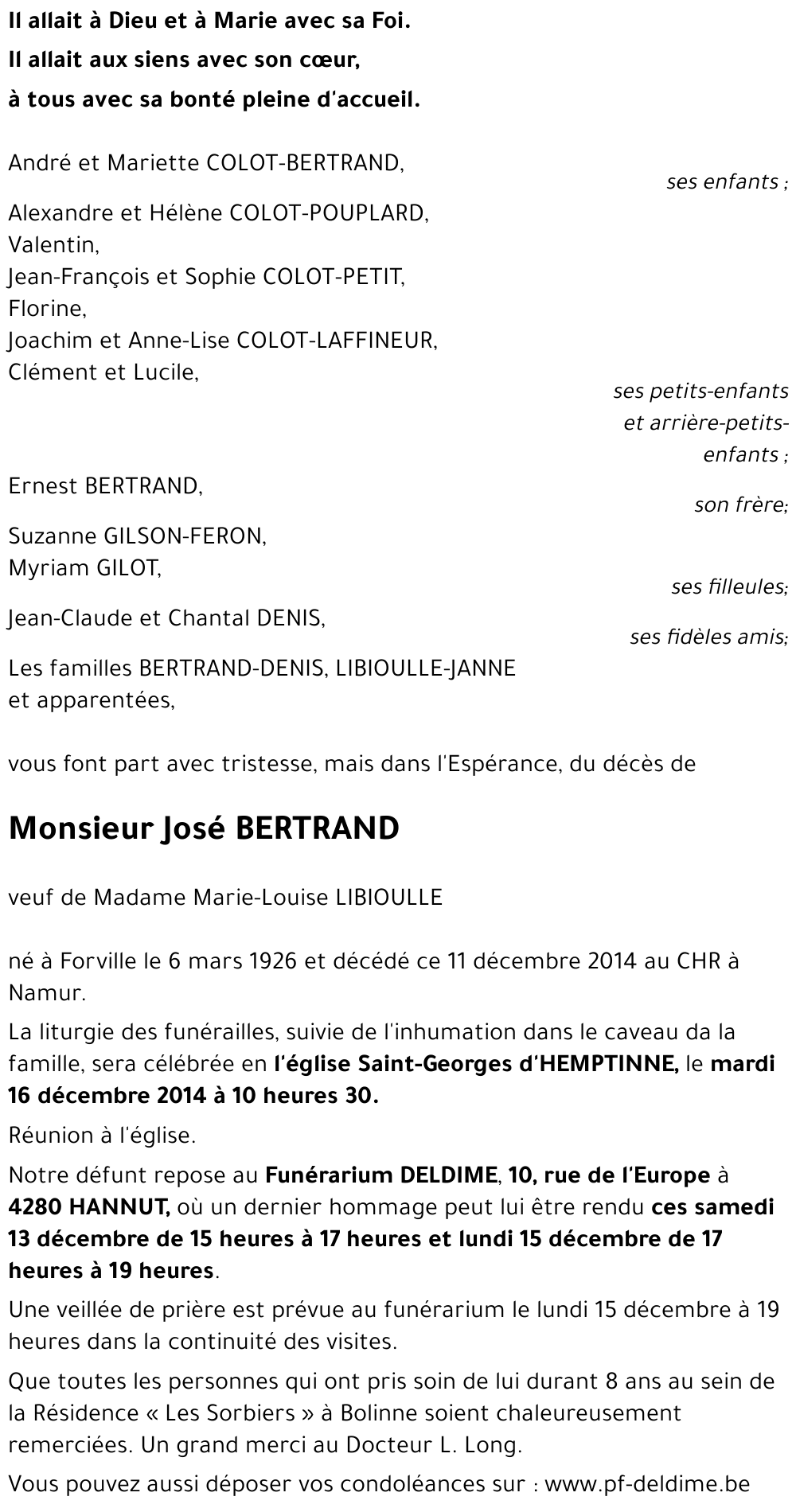 José BERTRAND