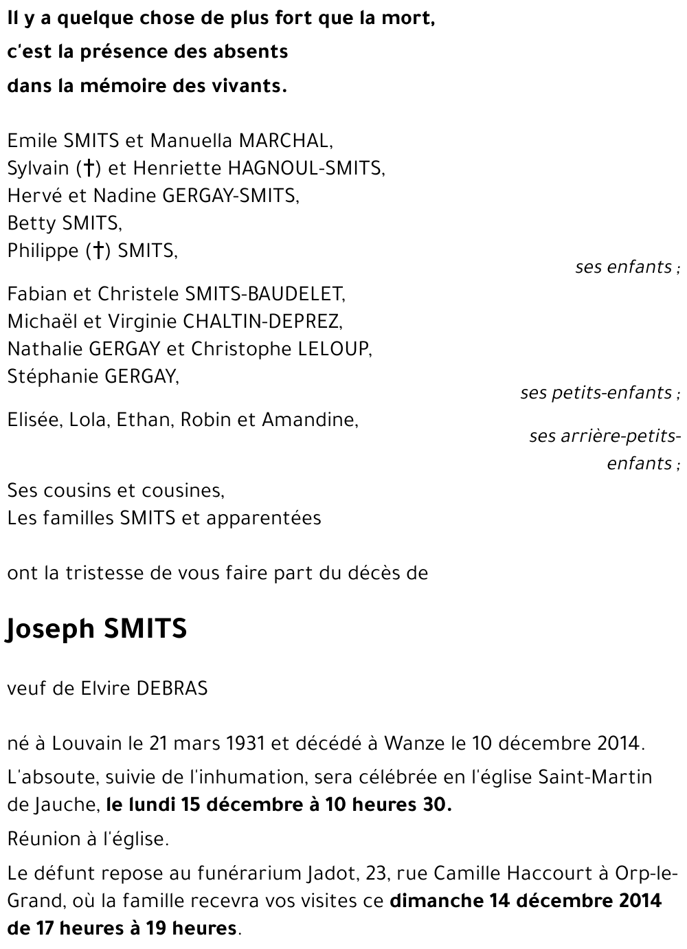 Joseph SMITS