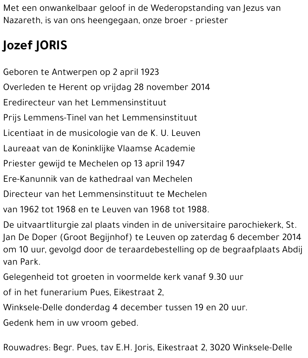 Jozef JORIS