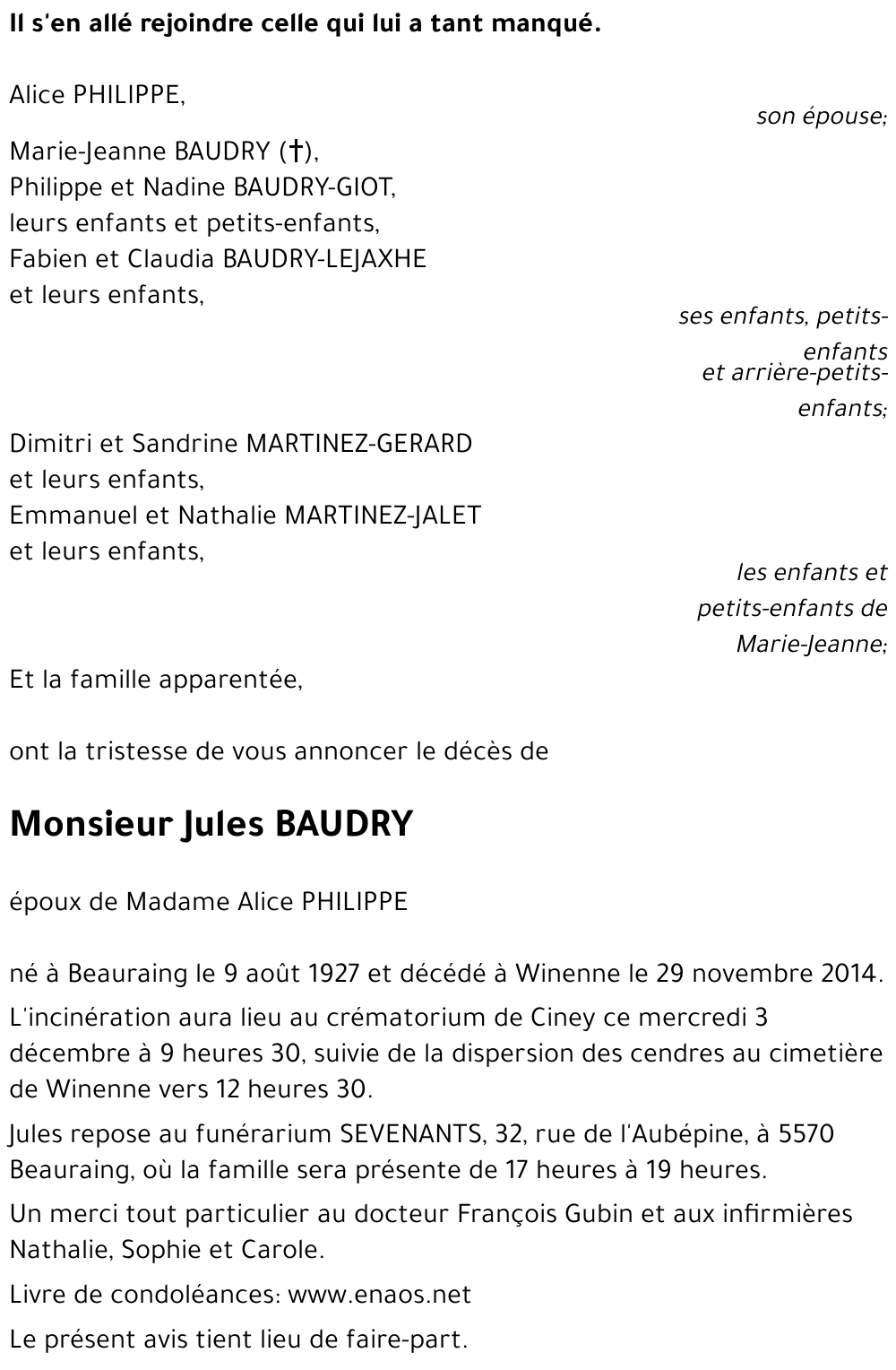 Jules BAUDRY