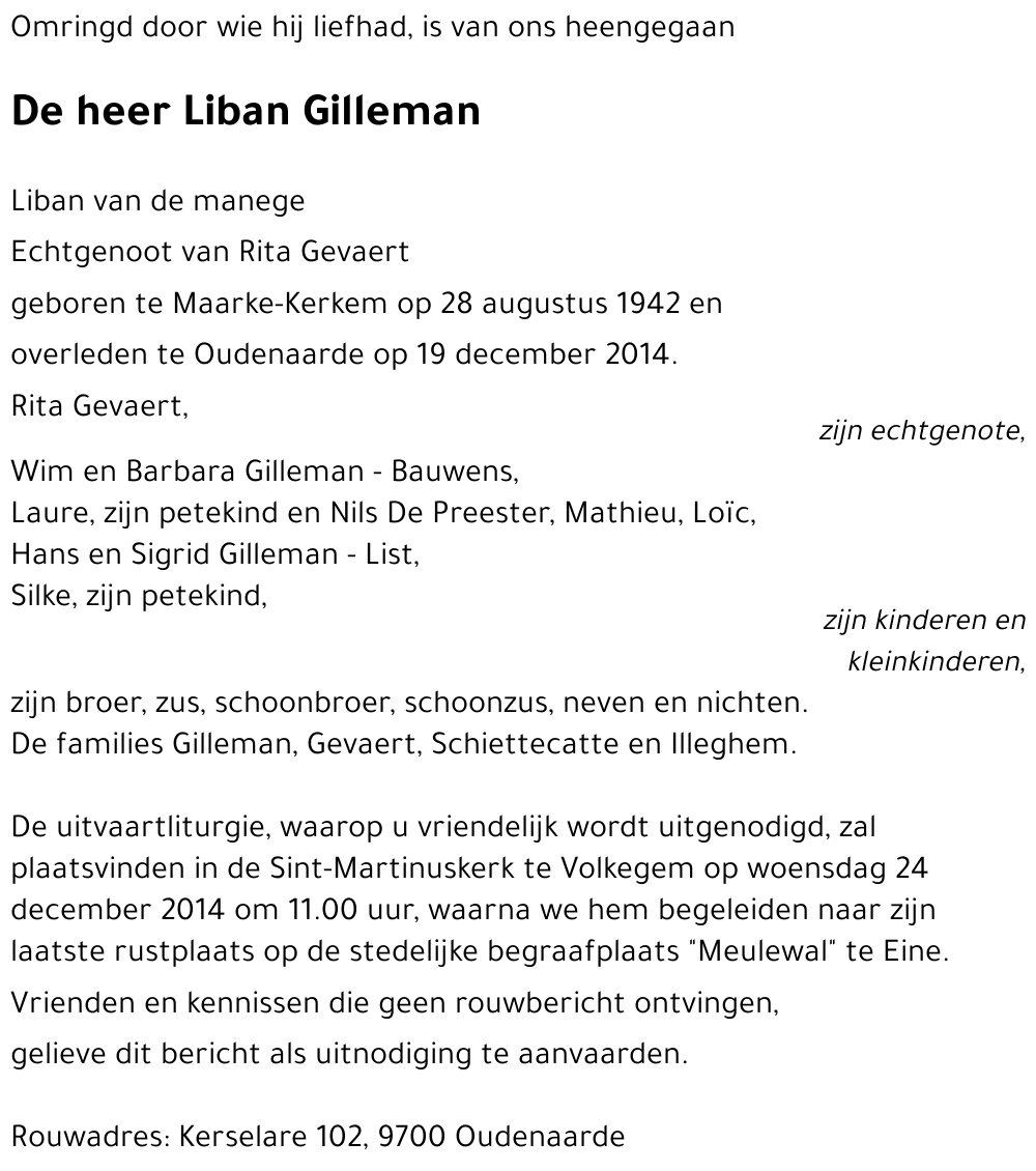 Liban Gilleman