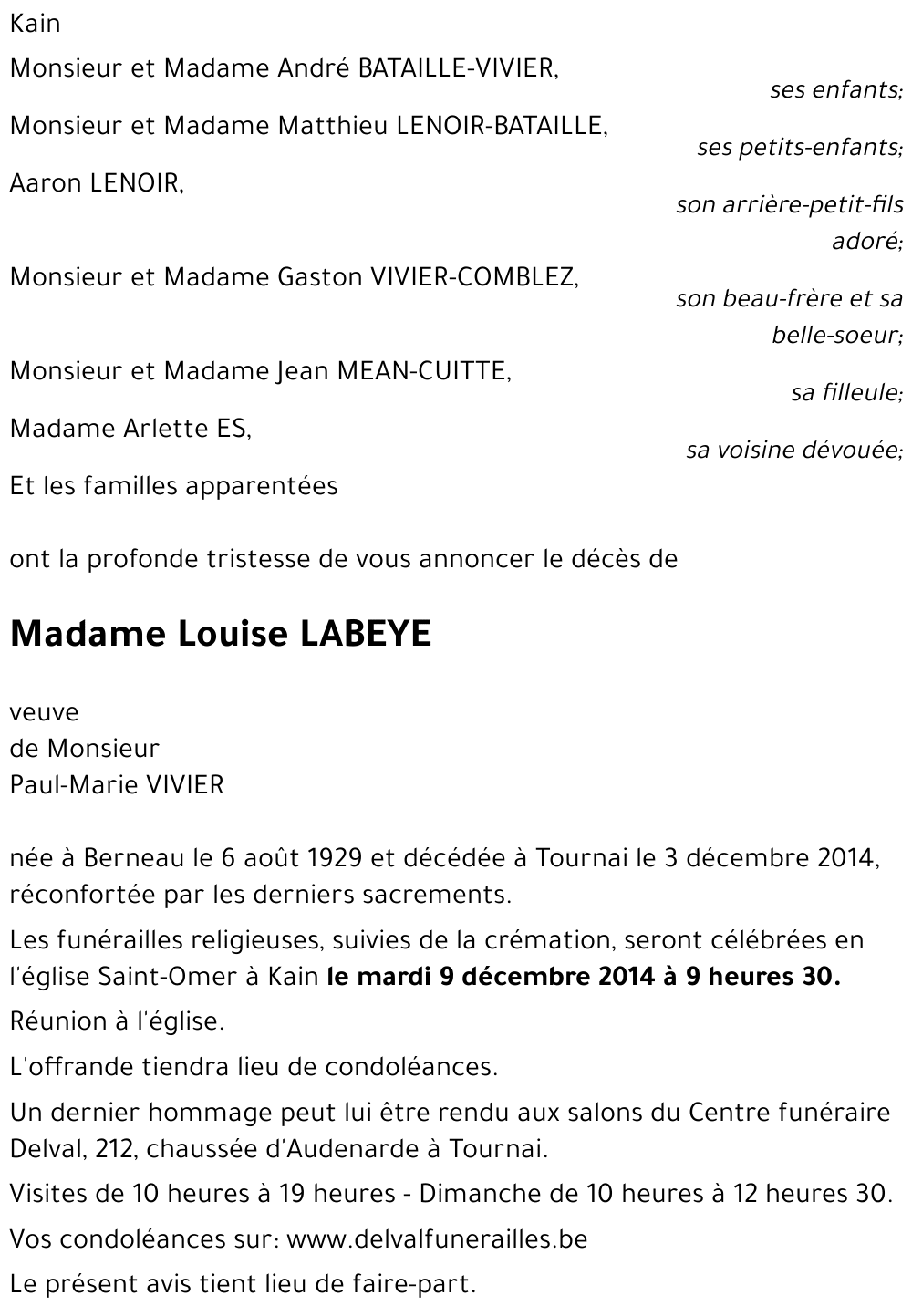 Louise LABEYE