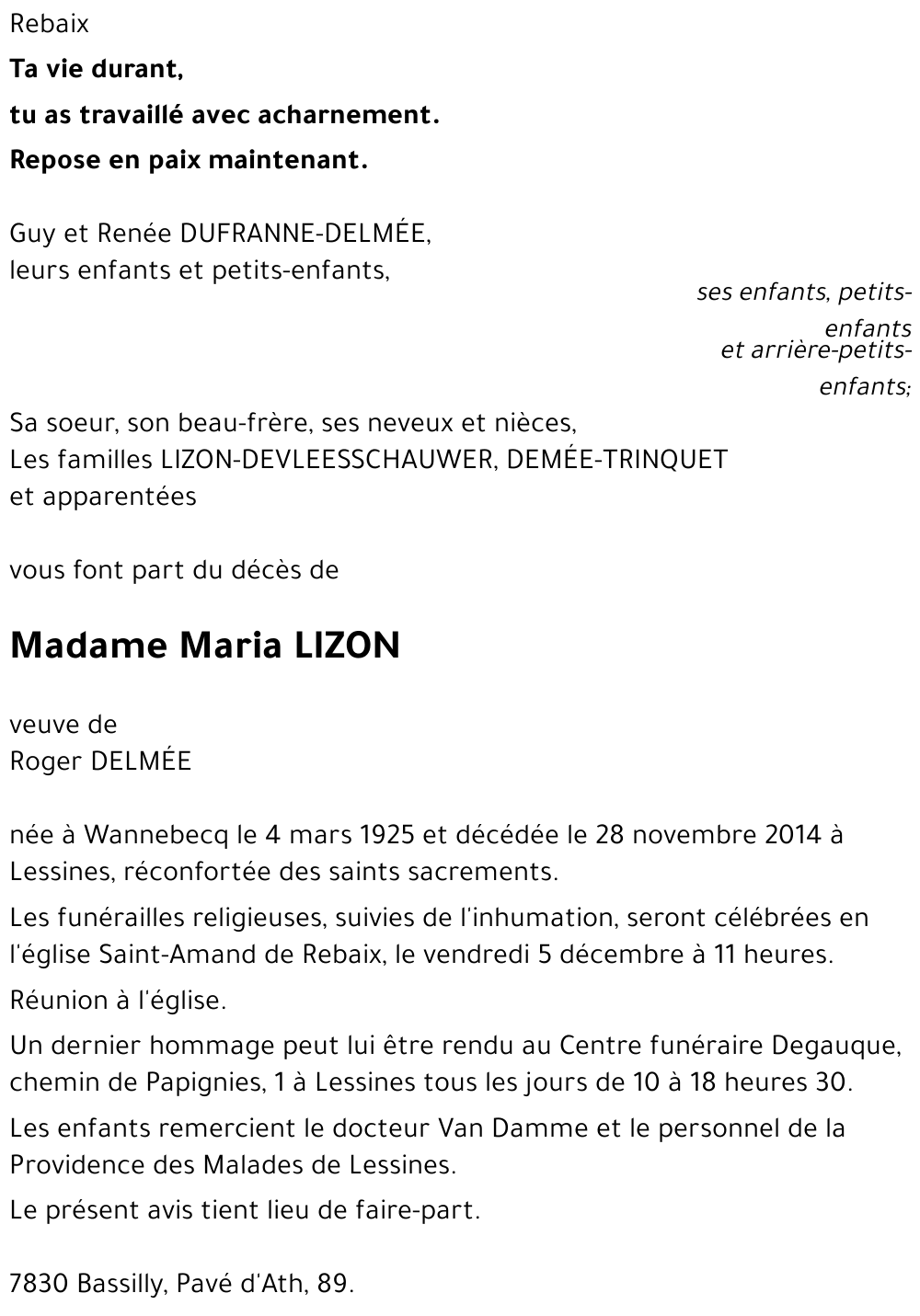 Maria LIZON