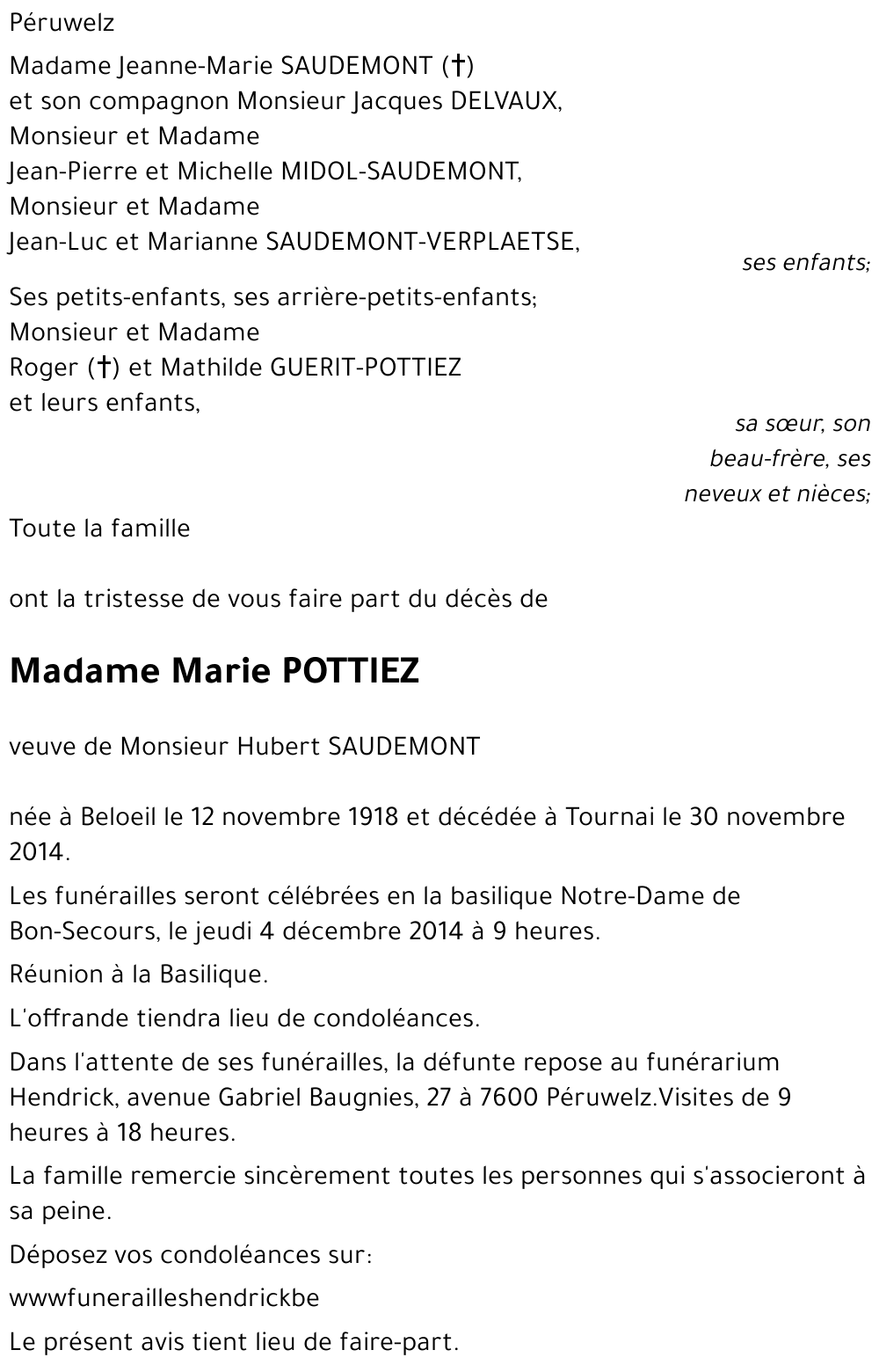 Marie POTTIEZ