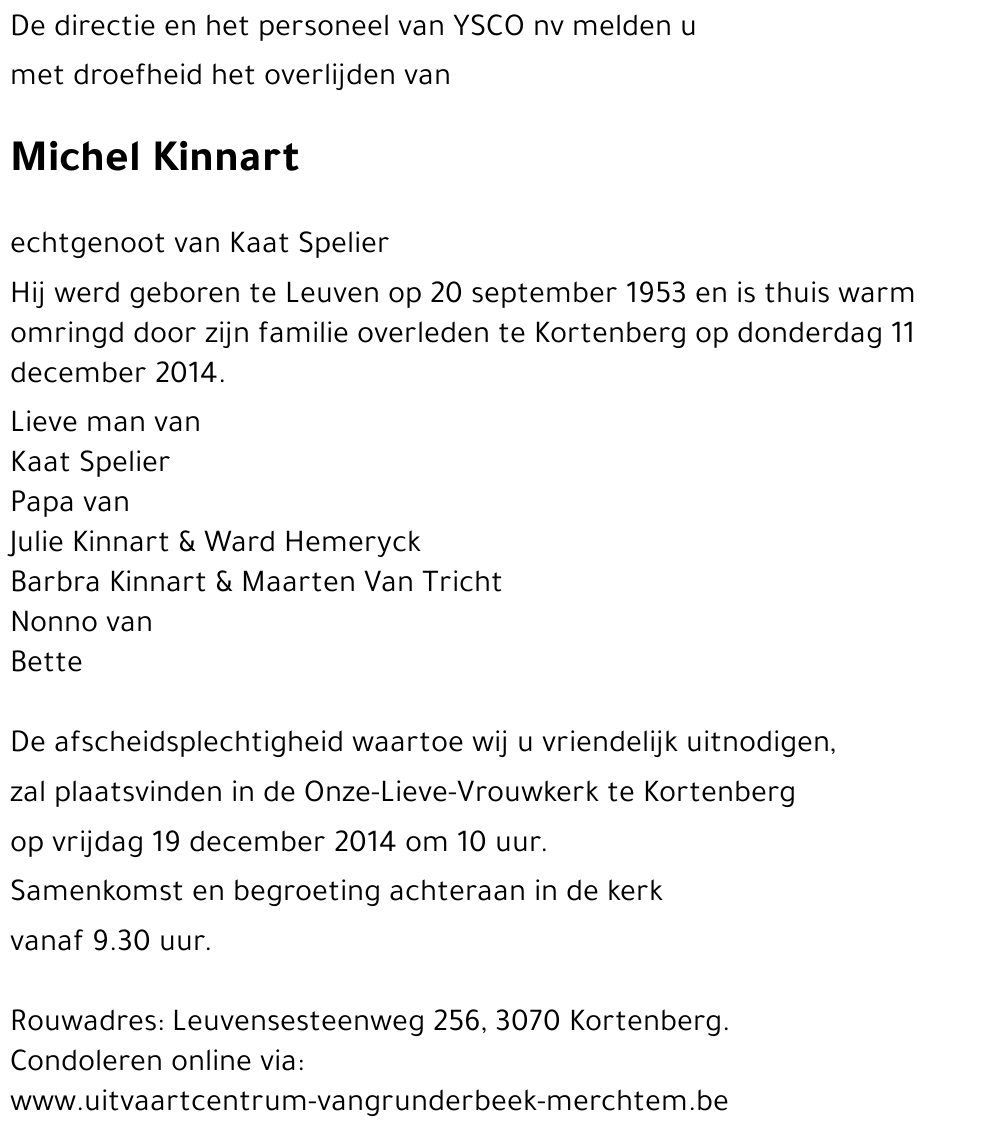 Michel Kinnart