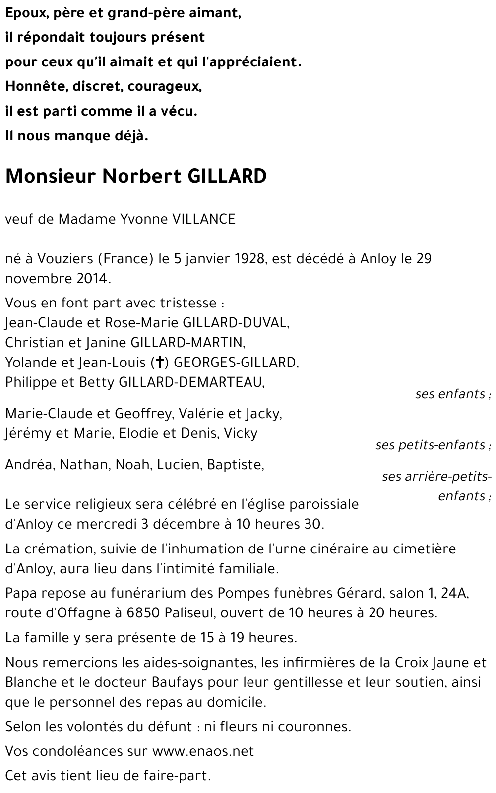 Norbert GILLARD