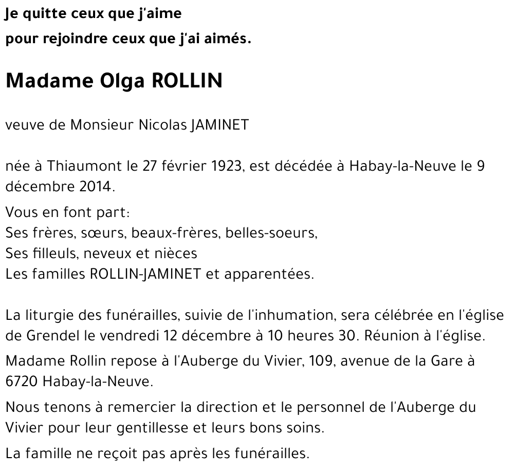 Olga ROLLIN