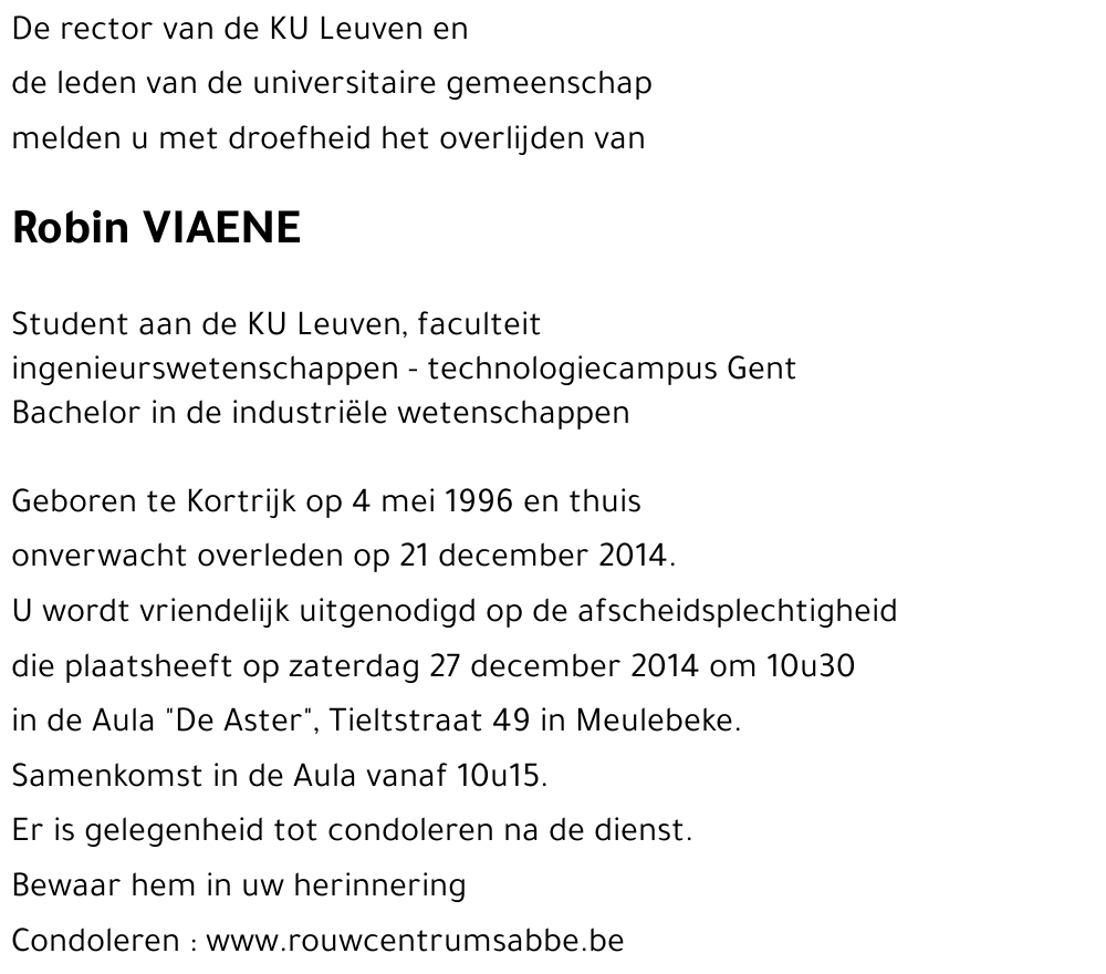 Robin VIAENE