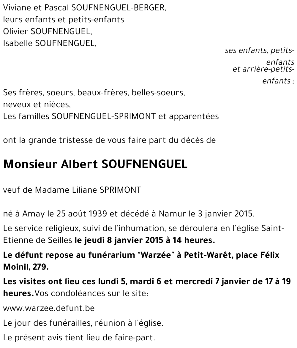 Albert SOUFNENGUEL