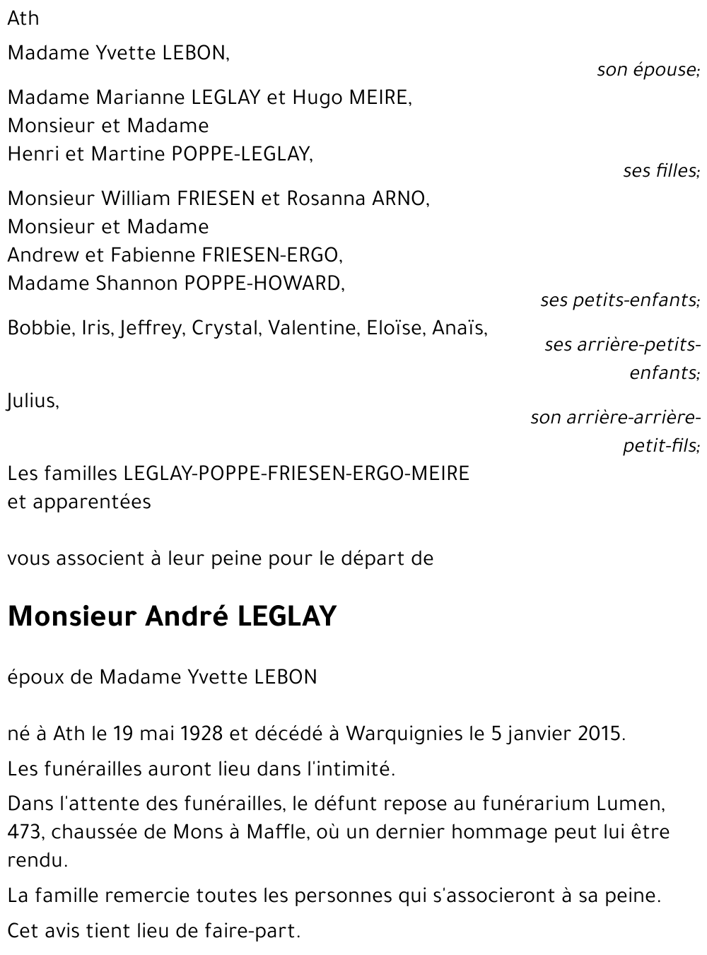 André LEGLAY