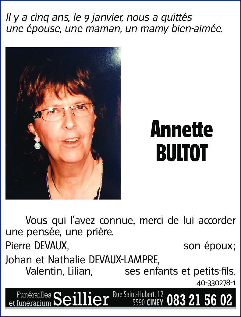 Annette BULTOT