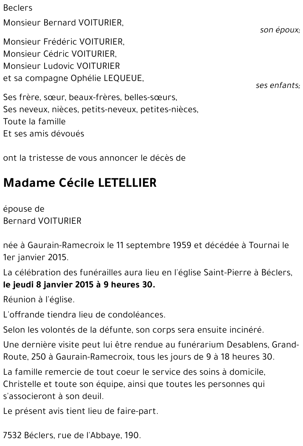 Cécile LETELLIER