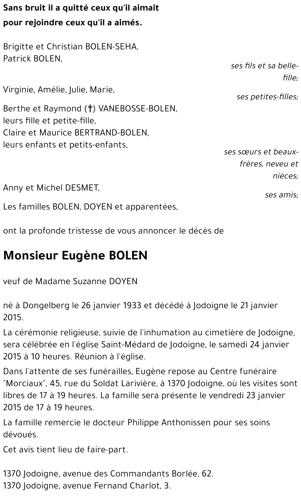 Eugène BOLEN