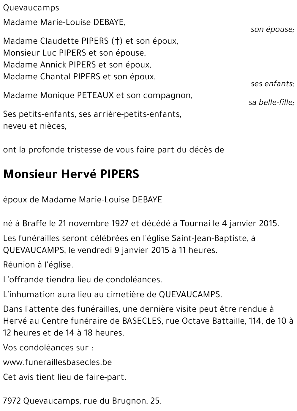 Hervé PIPERS