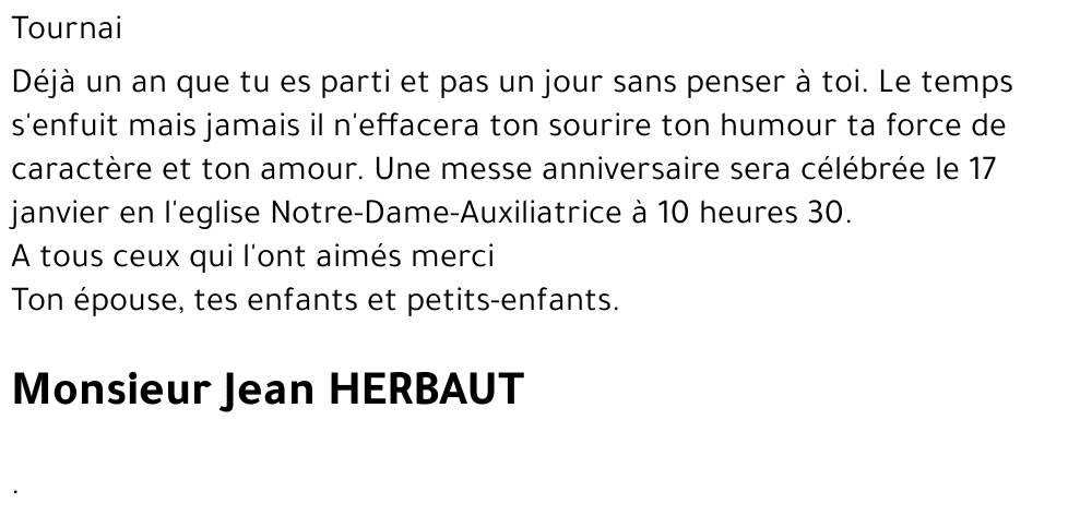 Jean HERBAUT