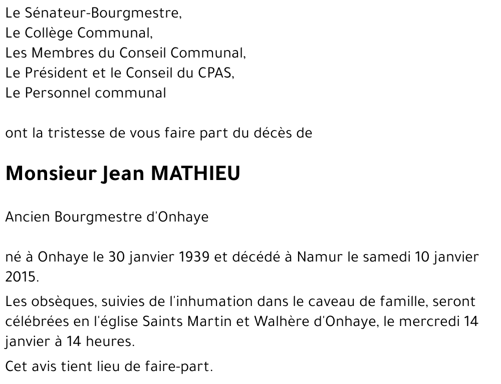 Jean MATHIEU