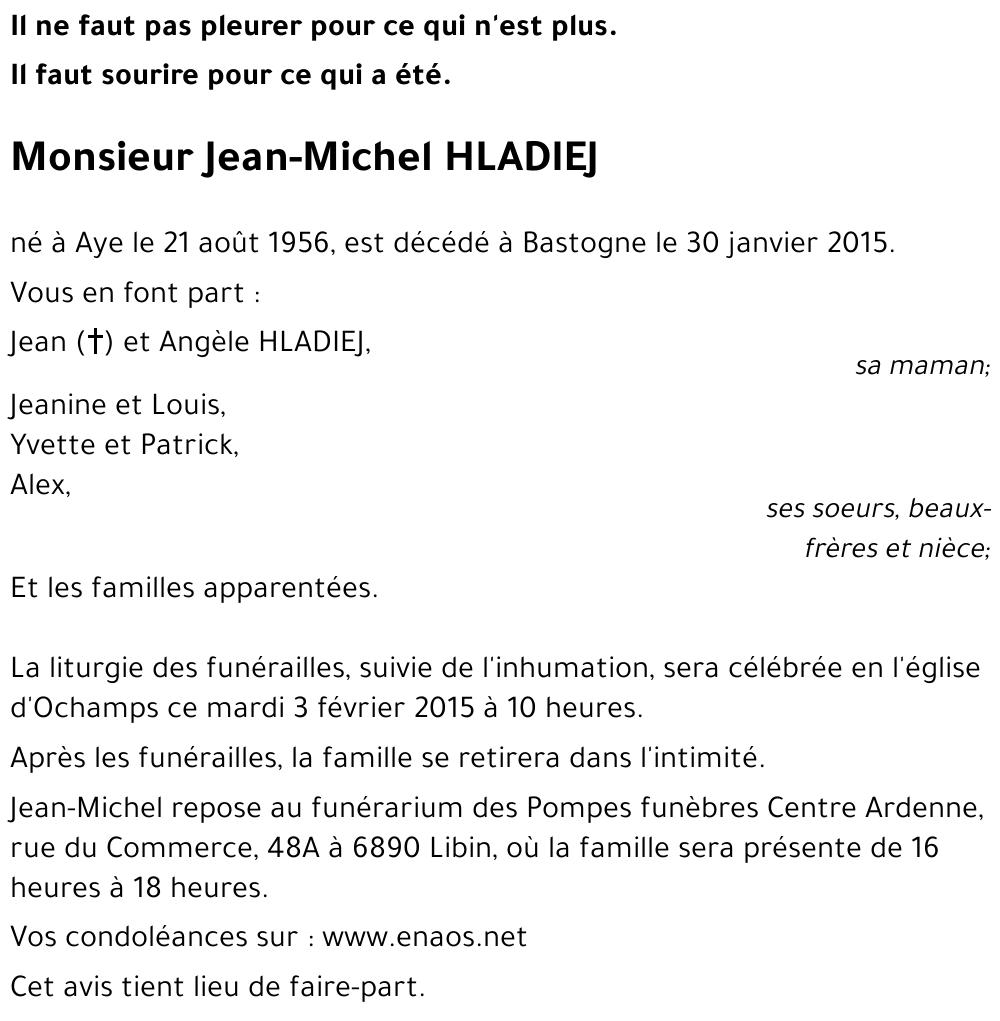 Jean-Michel HLADIEJ