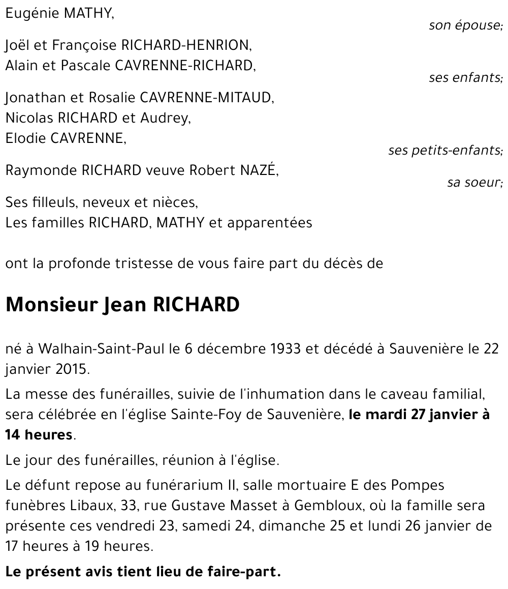 Jean RICHARD