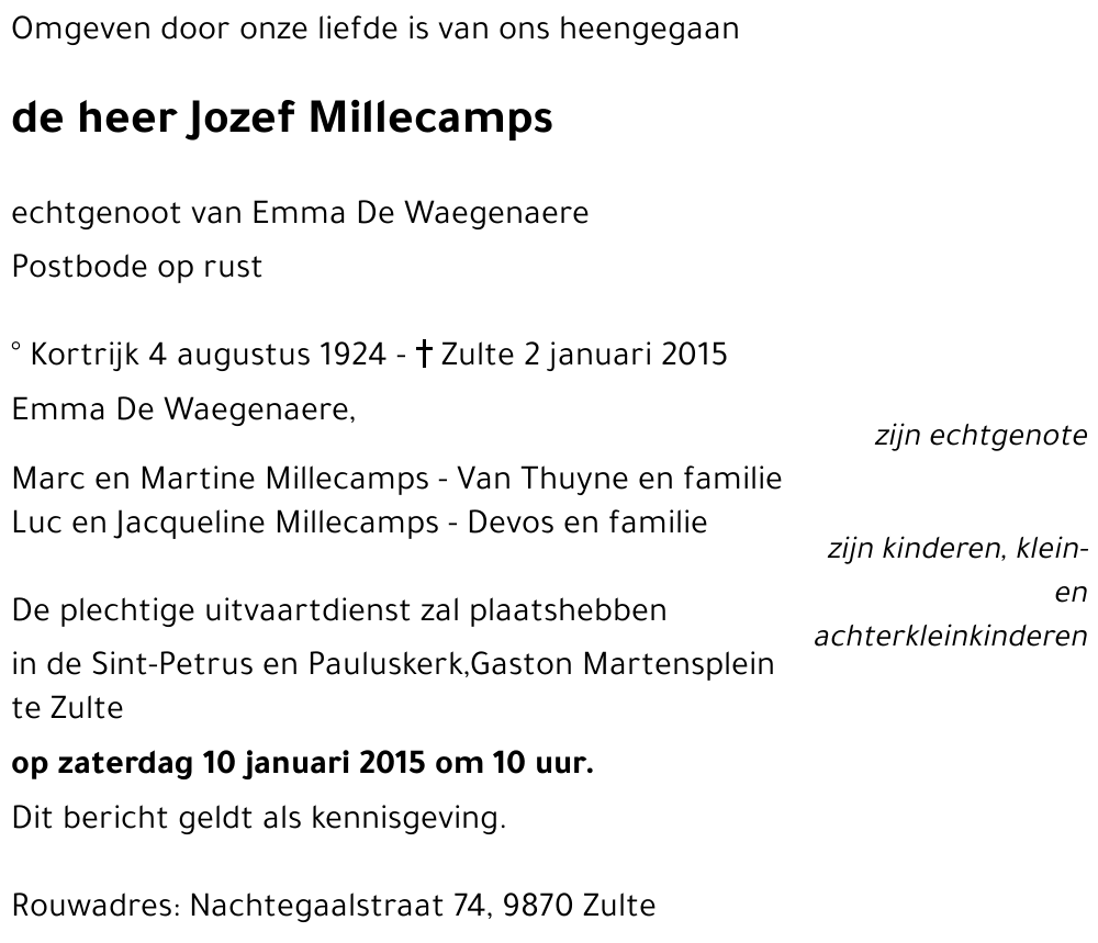 Jozef Millecamps