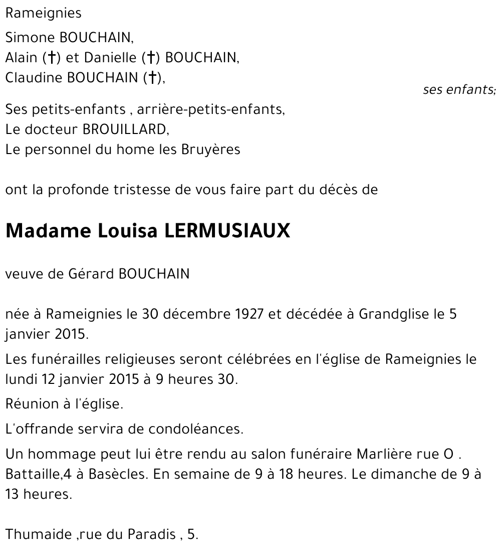 Louisa Lermusiaux