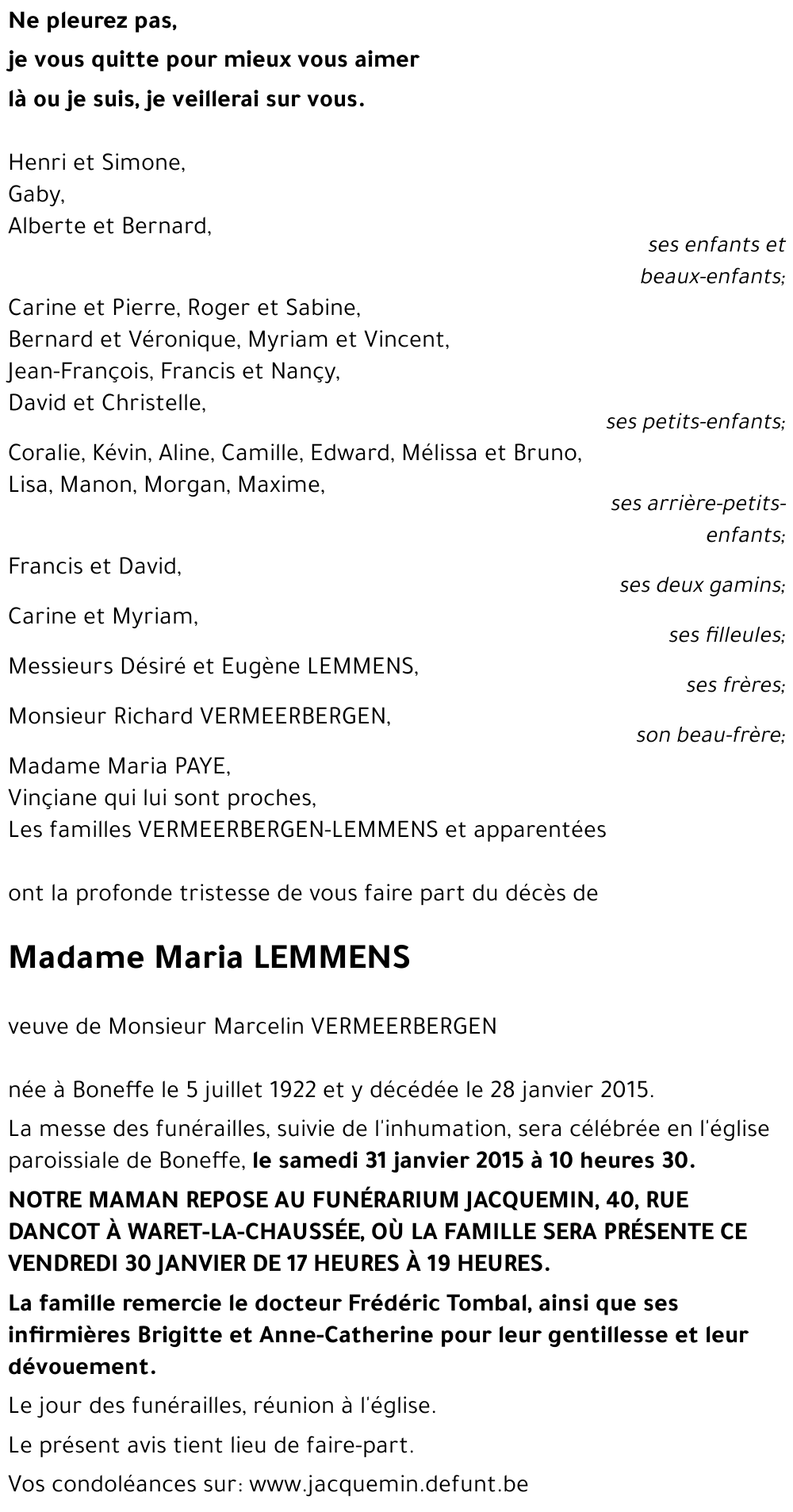 Maria LEMMENS