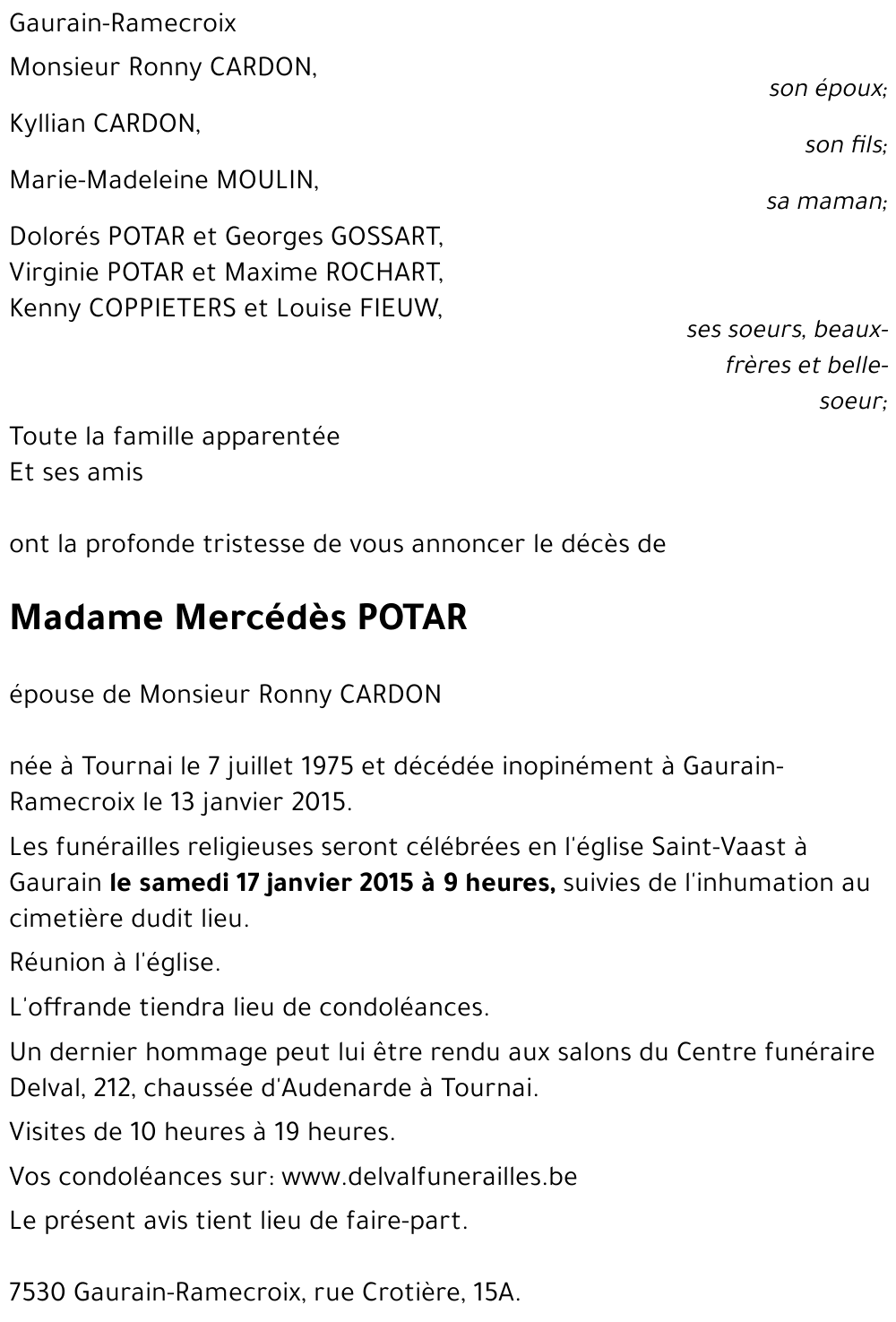 Mercédès POTAR