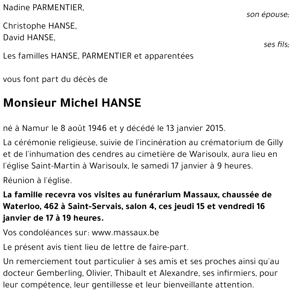 Michel HANSE