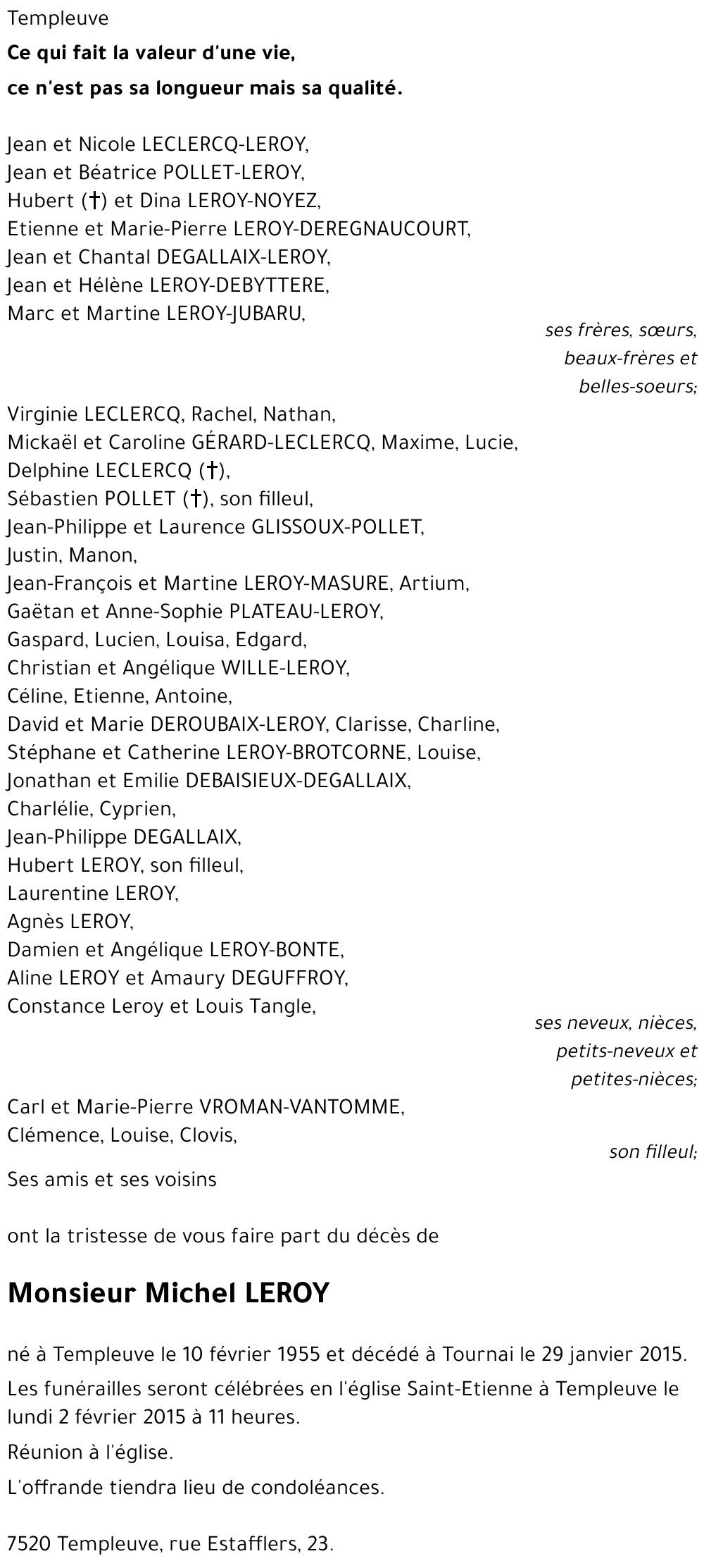 Michel LEROY